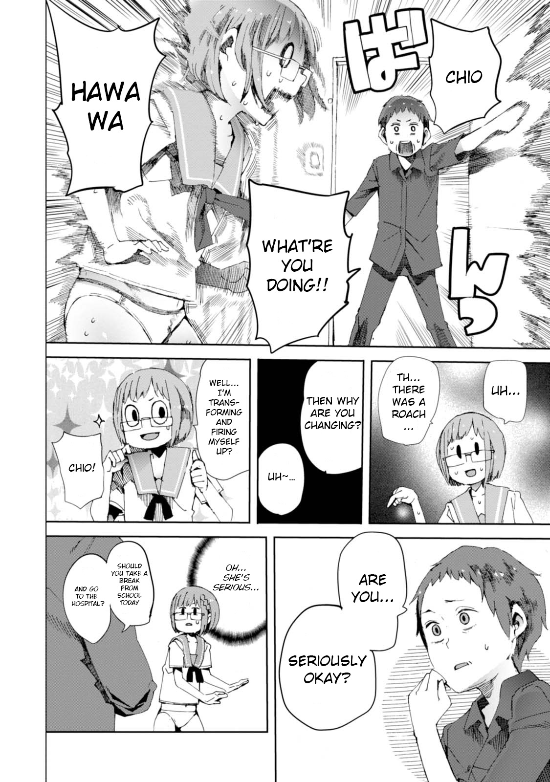 Chio-chan no Tsuugakuro Chapter 11 page 18 - Chapter 11: Chio-chan At The Dead Of The Night