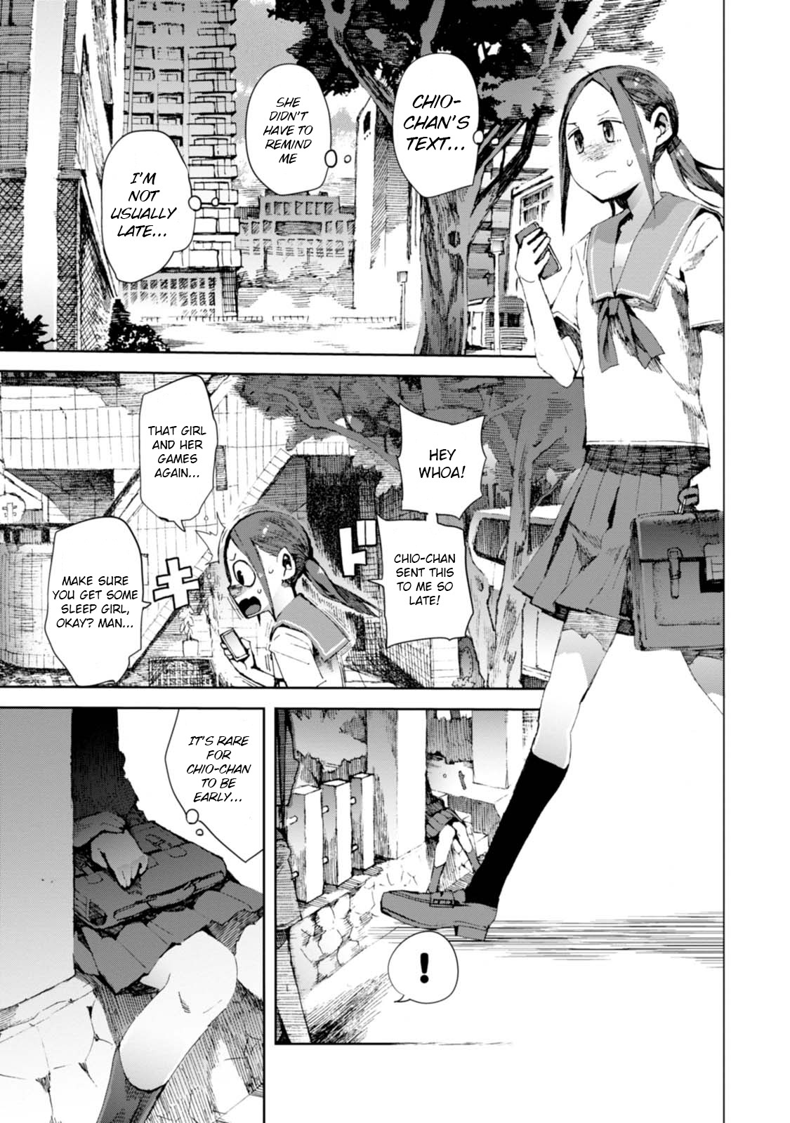 Chio-chan no Tsuugakuro Chapter 11 page 23 - Chapter 11: Chio-chan At The Dead Of The Night