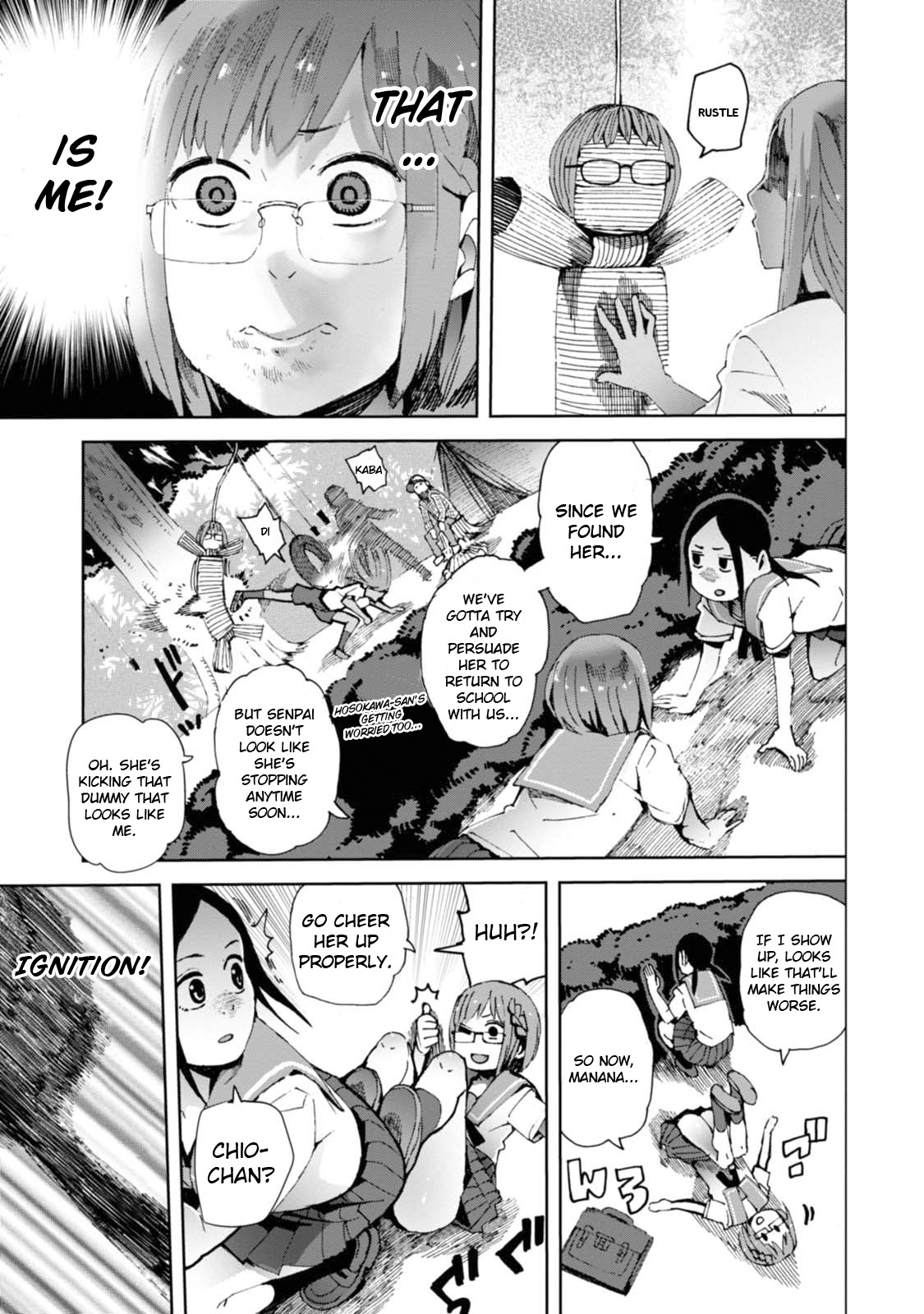 Chio-chan no Tsuugakuro Chapter 12 page 7 - Chapter 12: Their Own Paths