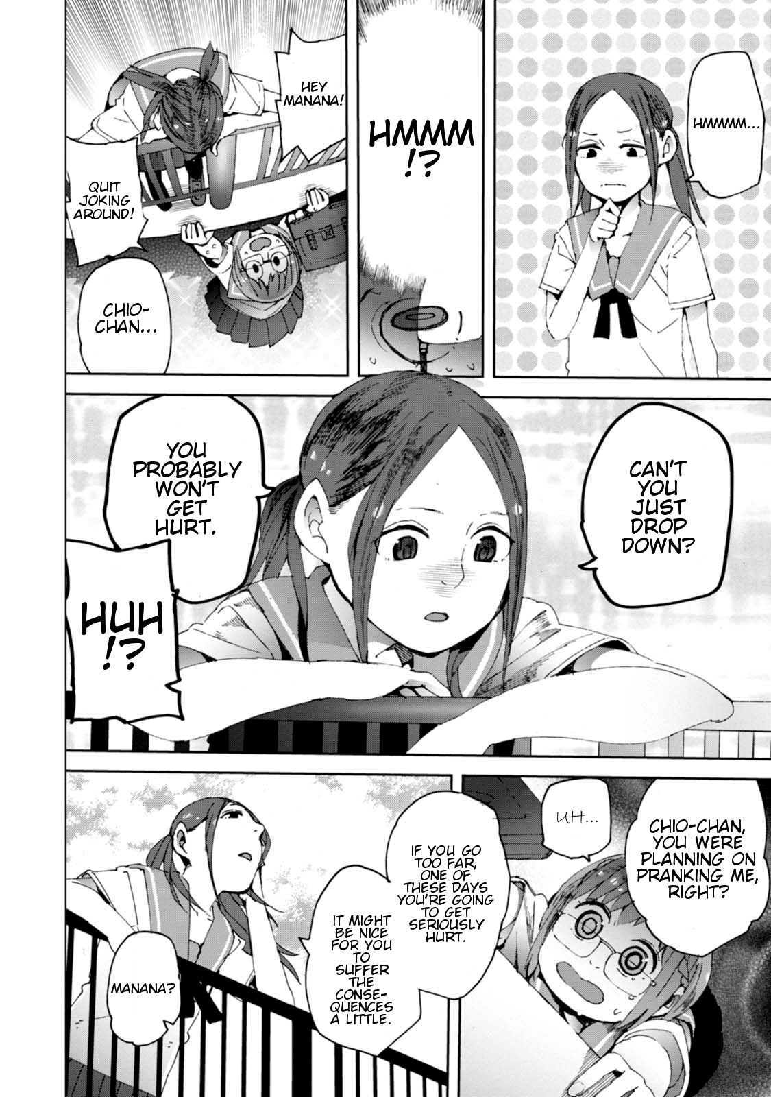 Chio-chan no Tsuugakuro Chapter 13 page 14 - Chapter 13: Chio-chan Eludes