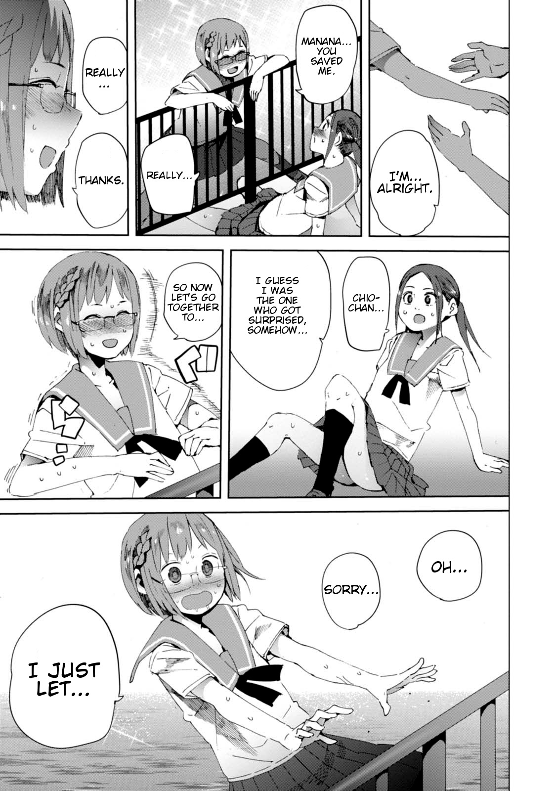 Chio-chan no Tsuugakuro Chapter 13 page 25 - Chapter 13: Chio-chan Eludes