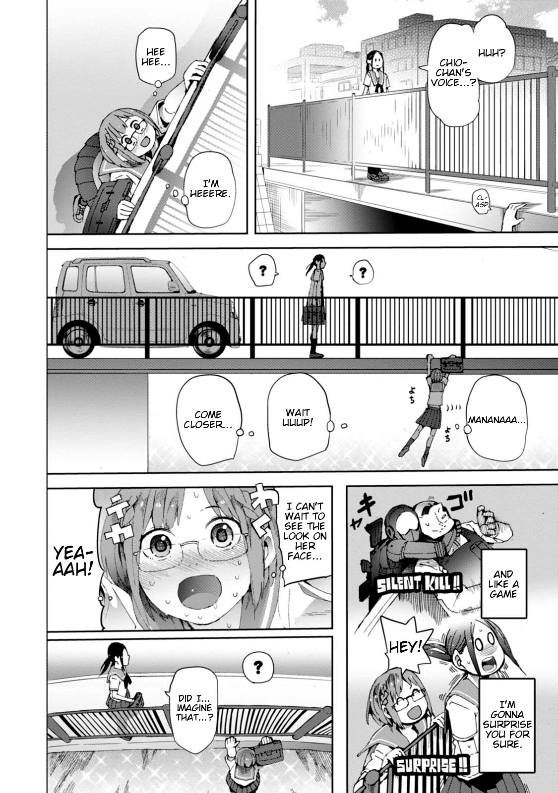 Chio-chan no Tsuugakuro Chapter 13 page 8 - Chapter 13: Chio-chan Eludes