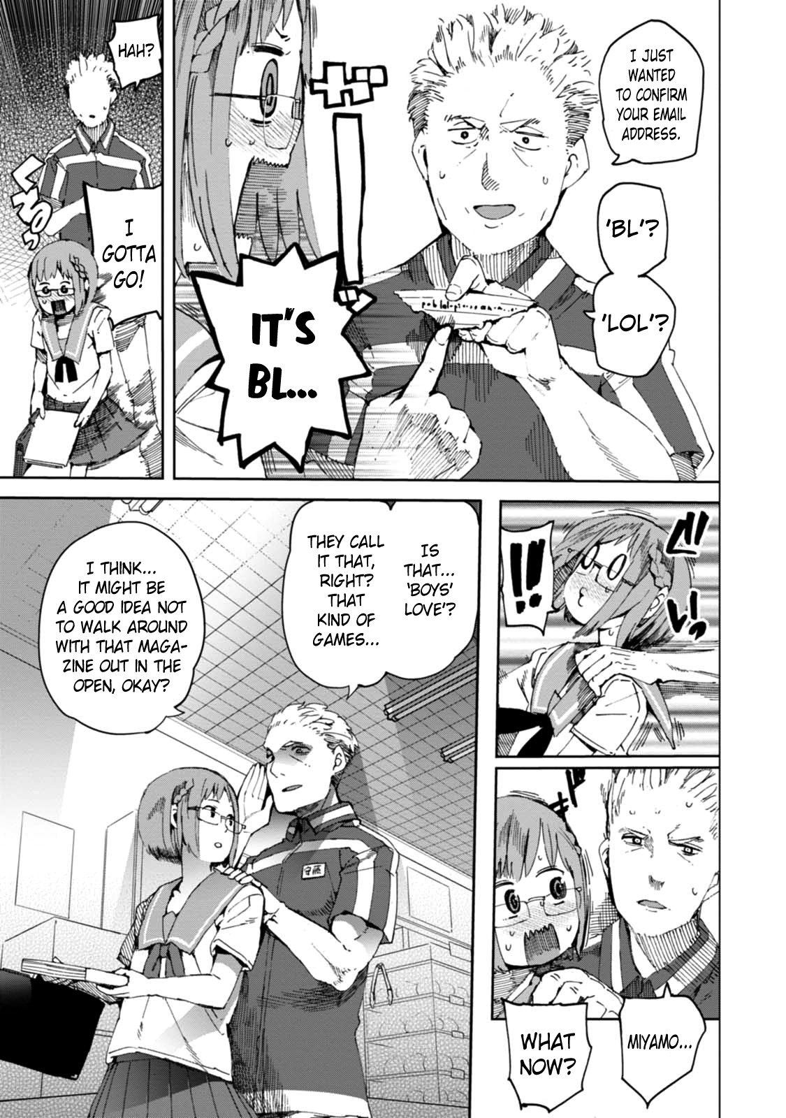 Chio-chan no Tsuugakuro Chapter 14 page 29 - Chapter 14: Convenience Store Chio-chan