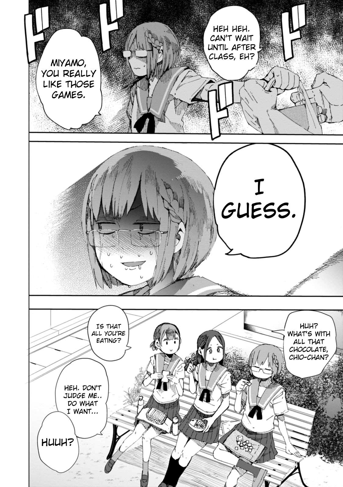 Chio-chan no Tsuugakuro Chapter 14 page 32 - Chapter 14: Convenience Store Chio-chan