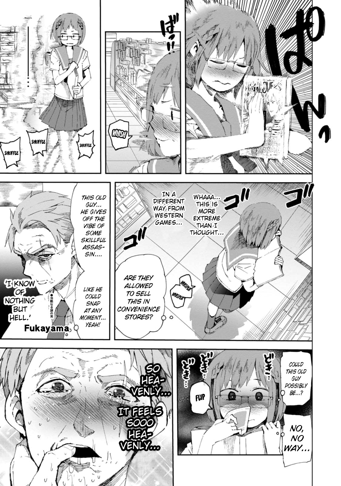 Chio-chan no Tsuugakuro Chapter 14 page 9 - Chapter 14: Convenience Store Chio-chan