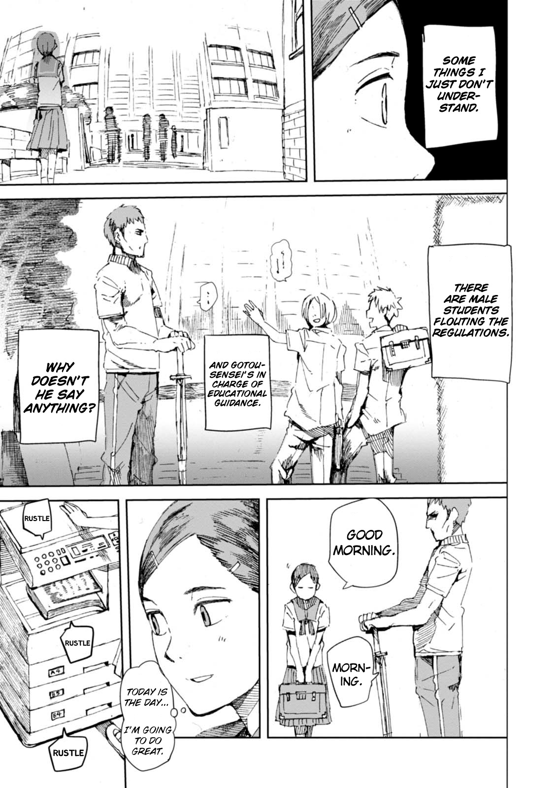Chio-chan no Tsuugakuro Chapter 15.5 page 2 - Chapter 15.5: Omake: Momo-chan's Story