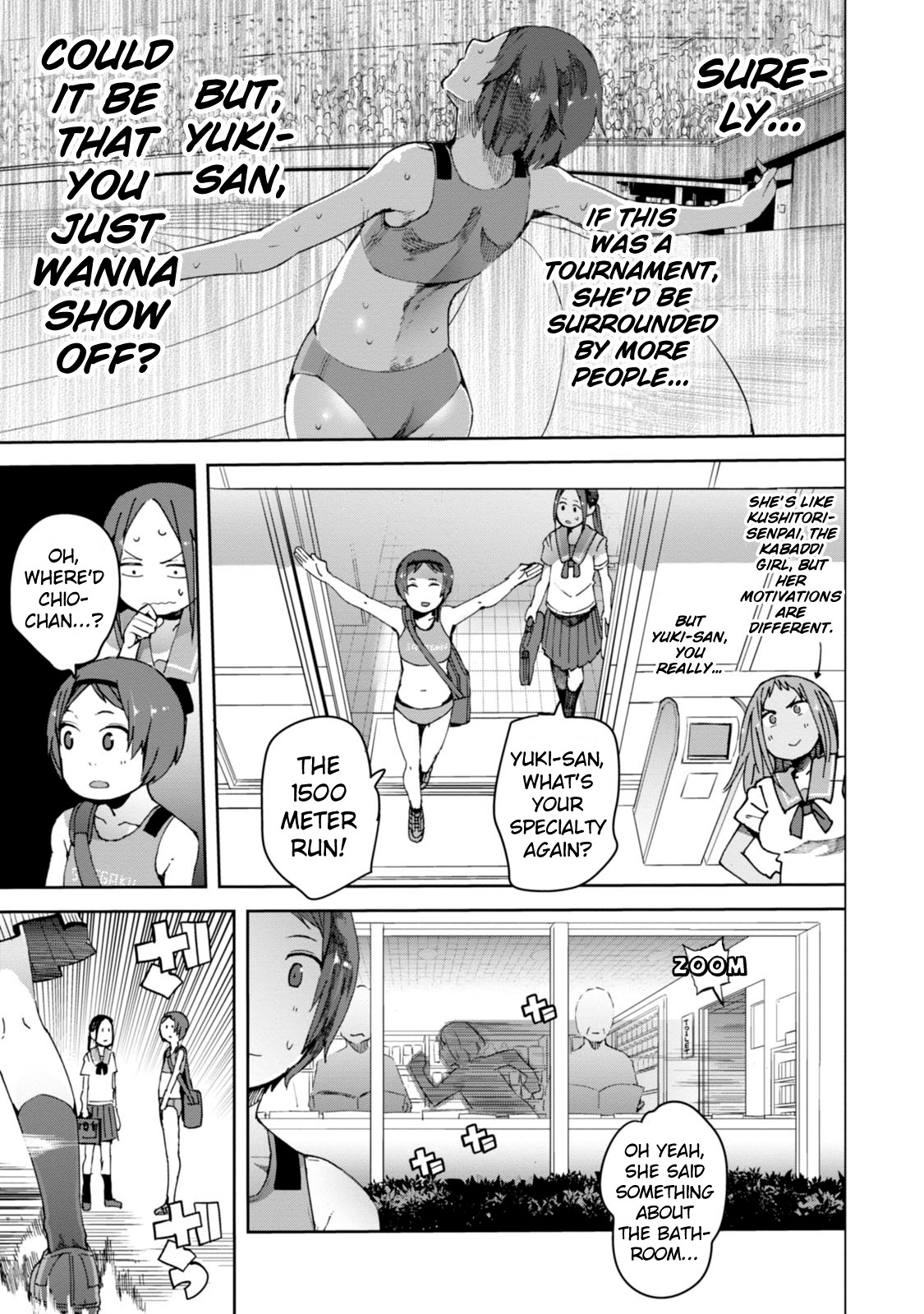 Chio-chan no Tsuugakuro Chapter 16 page 13 - Chapter 16: Yuki-chan Doesn't Mind
