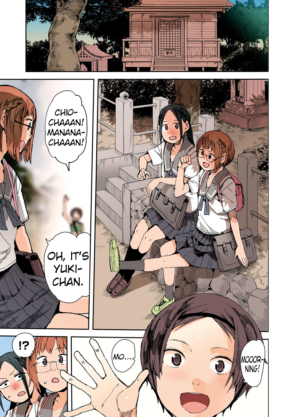 Chio-chan no Tsuugakuro Chapter 16 page 3 - Chapter 16: Yuki-chan Doesn't Mind