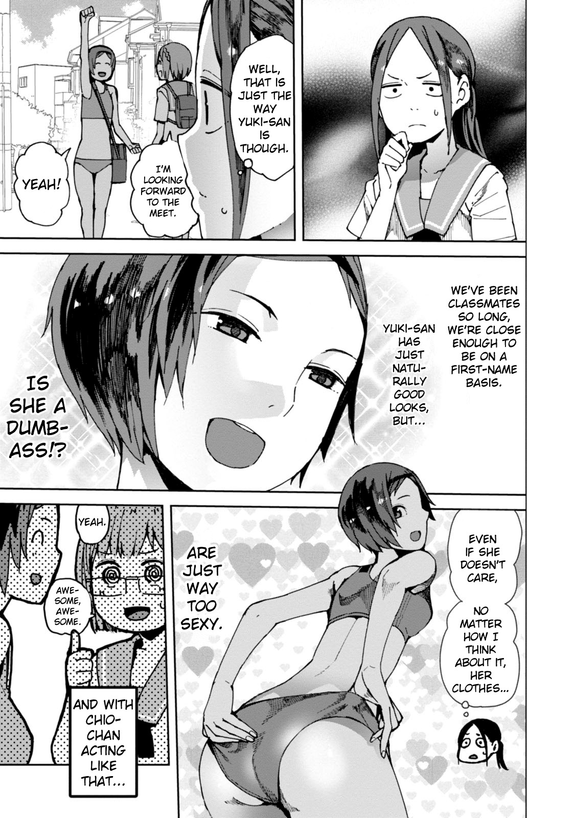 Chio-chan no Tsuugakuro Chapter 16 page 7 - Chapter 16: Yuki-chan Doesn't Mind