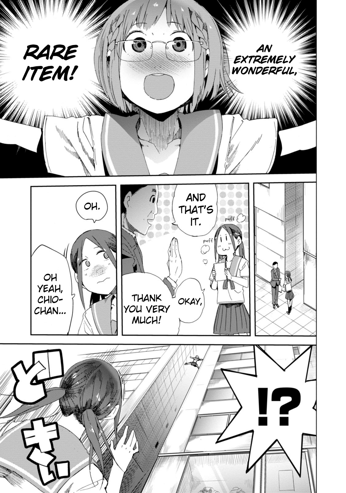 Chio-chan no Tsuugakuro Chapter 17 page 15 - Chapter 17: Chio Fisher