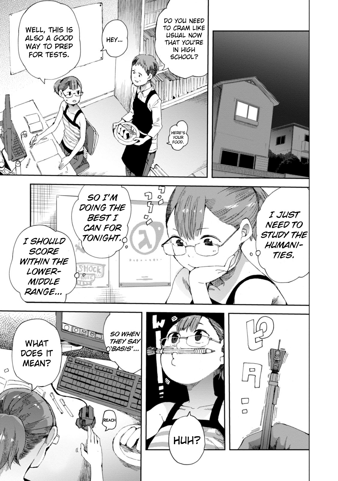Chio-chan no Tsuugakuro Chapter 18 page 1 - Chapter 18: Chio-chan Changes Her Image