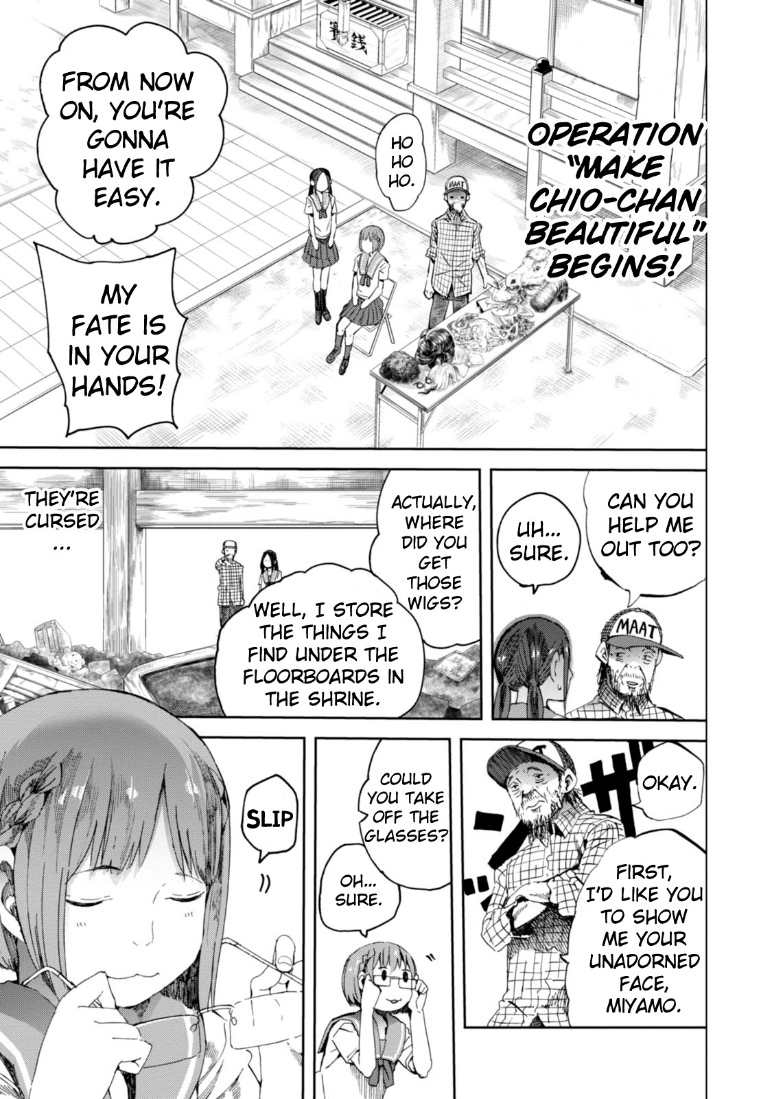 Chio-chan no Tsuugakuro Chapter 18 page 11 - Chapter 18: Chio-chan Changes Her Image