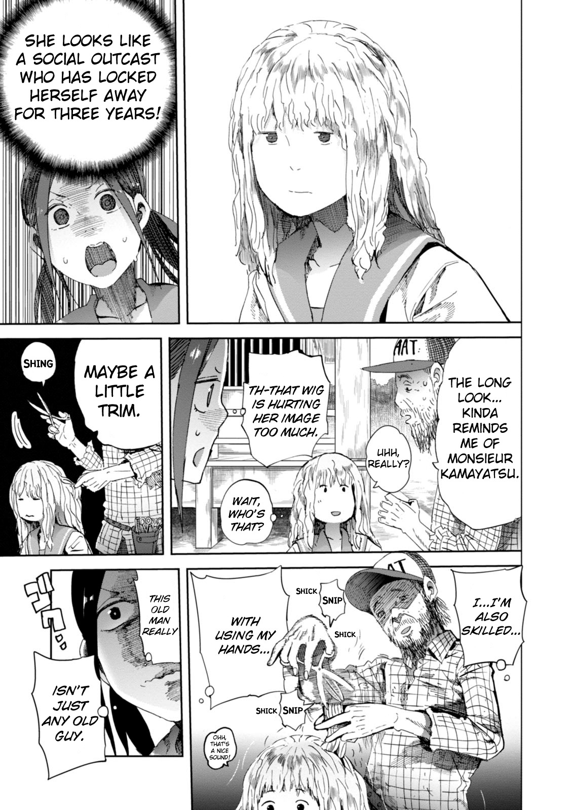 Chio-chan no Tsuugakuro Chapter 18 page 13 - Chapter 18: Chio-chan Changes Her Image