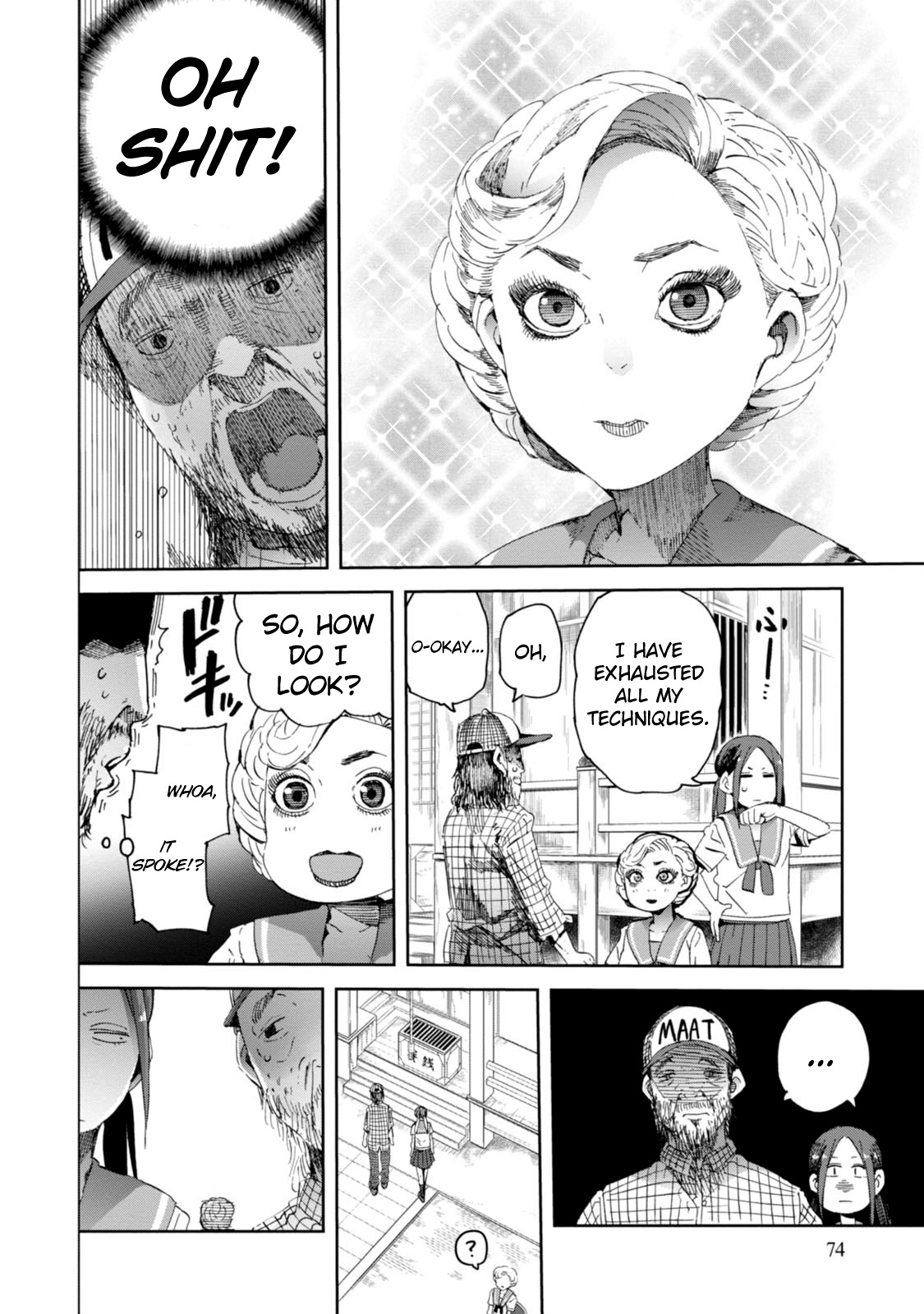 Chio-chan no Tsuugakuro Chapter 18 page 16 - Chapter 18: Chio-chan Changes Her Image