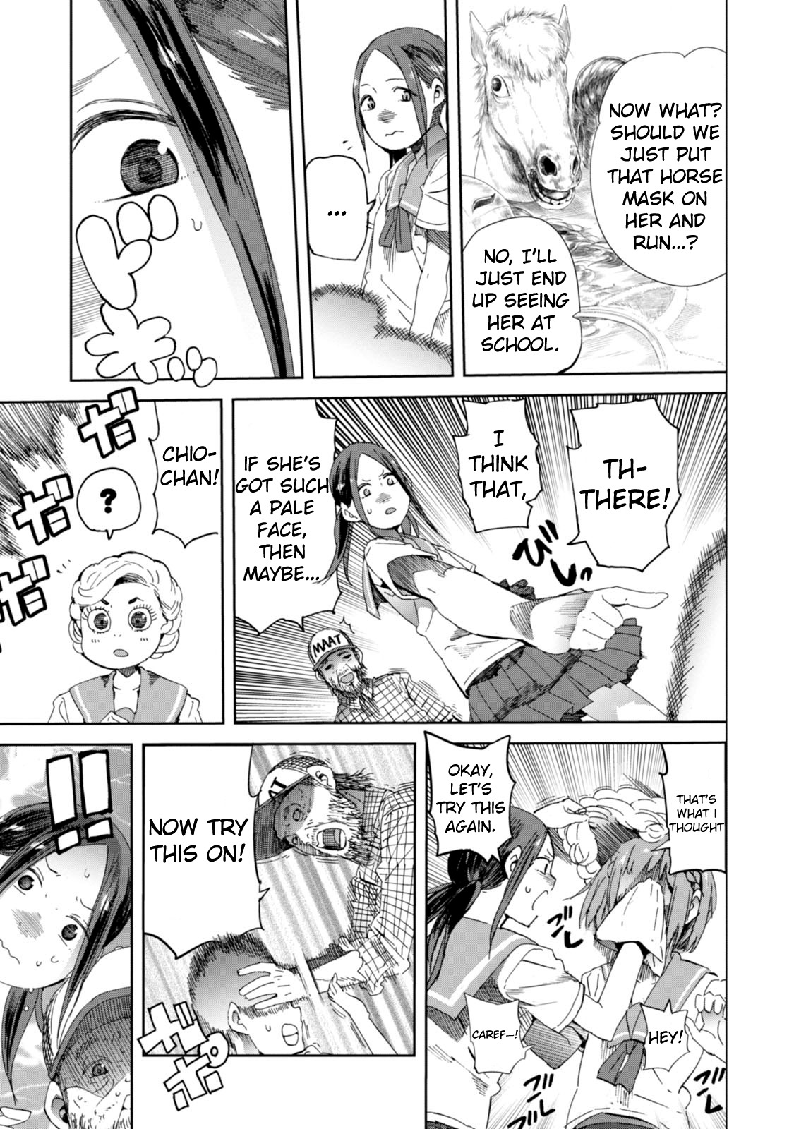 Chio-chan no Tsuugakuro Chapter 18 page 19 - Chapter 18: Chio-chan Changes Her Image