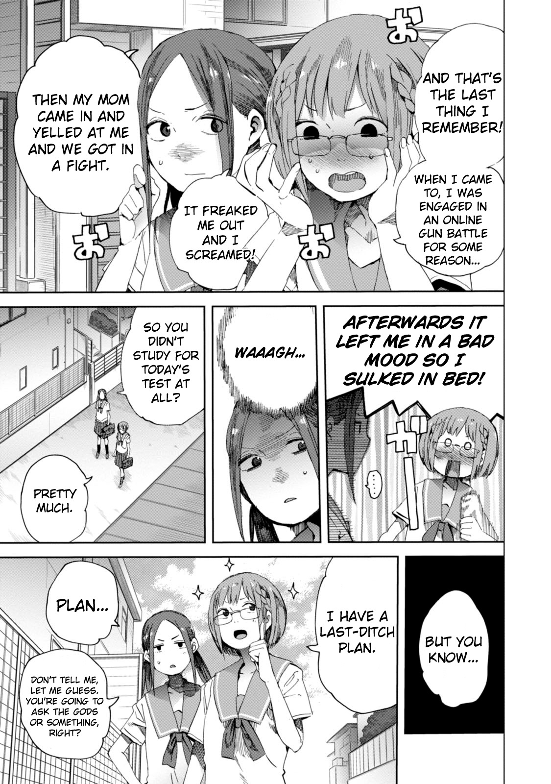Chio-chan no Tsuugakuro Chapter 18 page 3 - Chapter 18: Chio-chan Changes Her Image