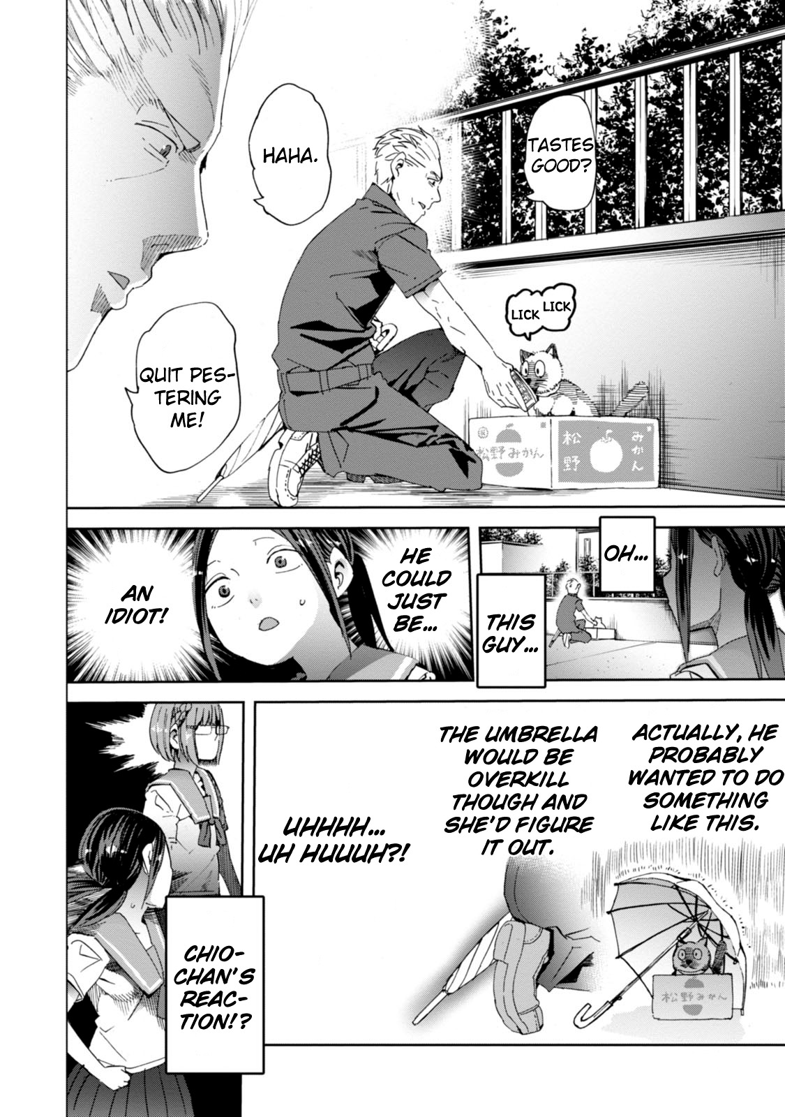 Chio-chan no Tsuugakuro Chapter 19 page 18 - Chapter 19: Flat Cut