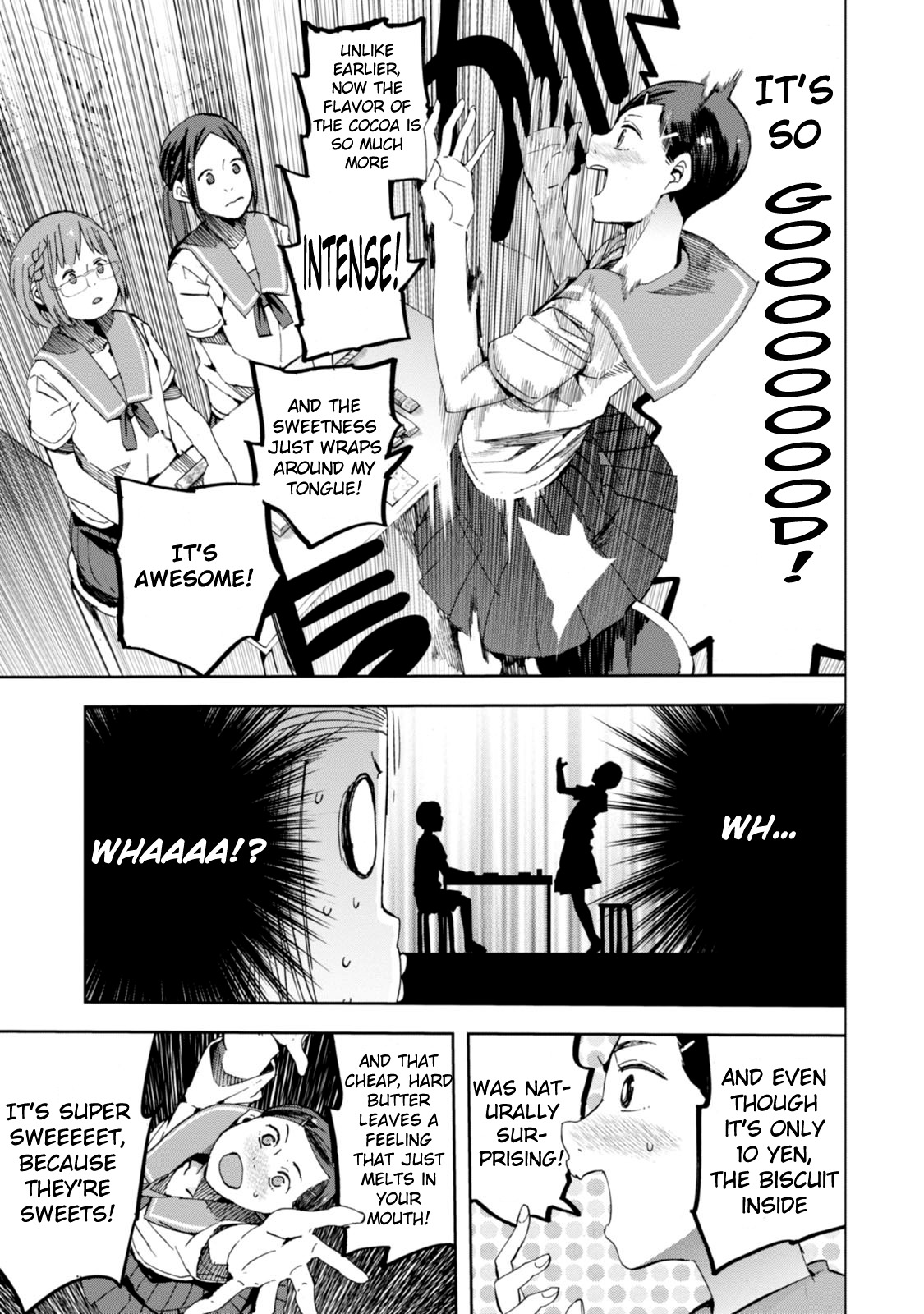 Chio-chan no Tsuugakuro Chapter 20 page 17 - Chapter 20: Shinozuka-san, Sugar Content, And The Press Conference