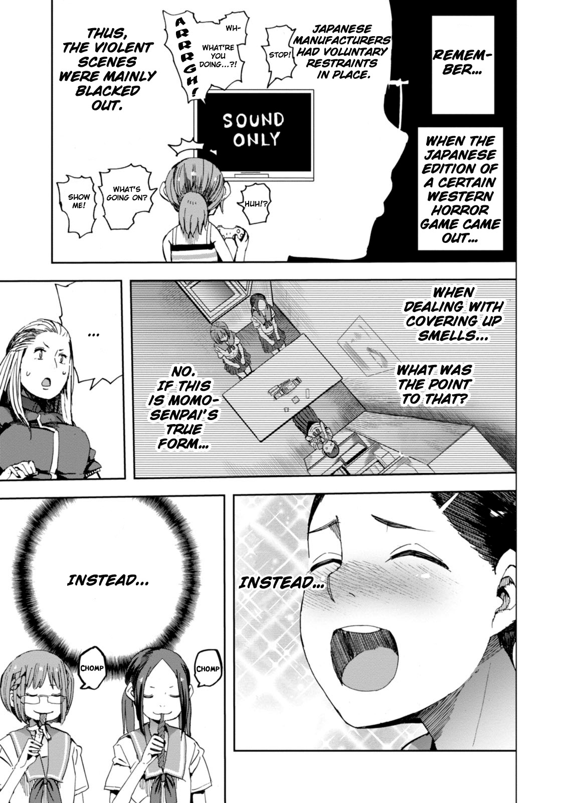 Chio-chan no Tsuugakuro Chapter 20 page 19 - Chapter 20: Shinozuka-san, Sugar Content, And The Press Conference