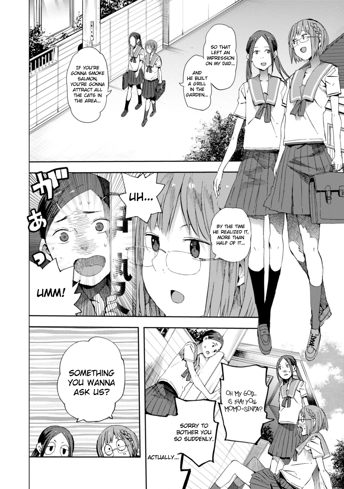 Chio-chan no Tsuugakuro Chapter 20 page 2 - Chapter 20: Shinozuka-san, Sugar Content, And The Press Conference