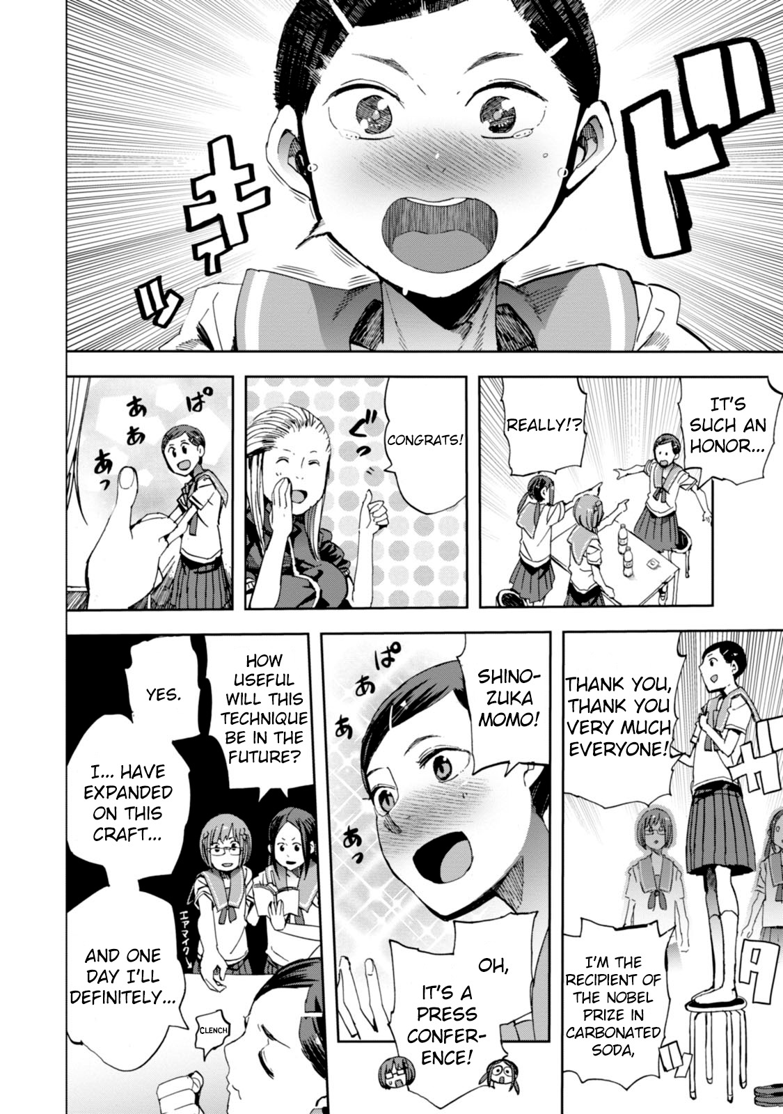 Chio-chan no Tsuugakuro Chapter 20 page 24 - Chapter 20: Shinozuka-san, Sugar Content, And The Press Conference