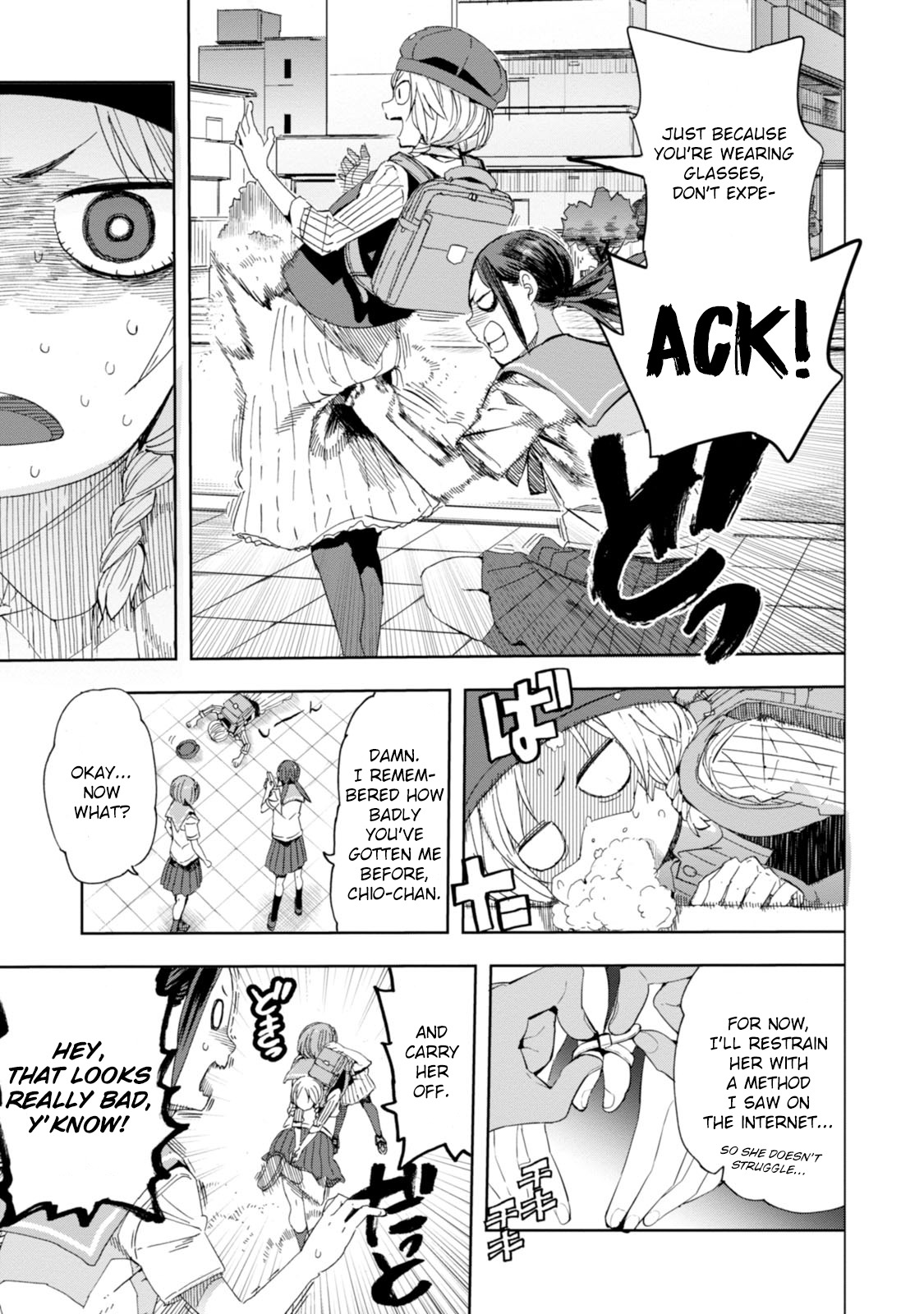 Chio-chan no Tsuugakuro Chapter 21 page 10 - Chapter 21: Chio-chan And A Duel