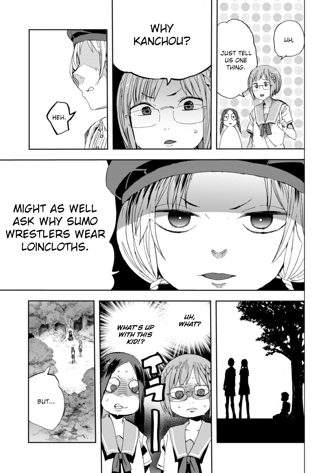 Chio-chan no Tsuugakuro Chapter 21 page 12 - Chapter 21: Chio-chan And A Duel