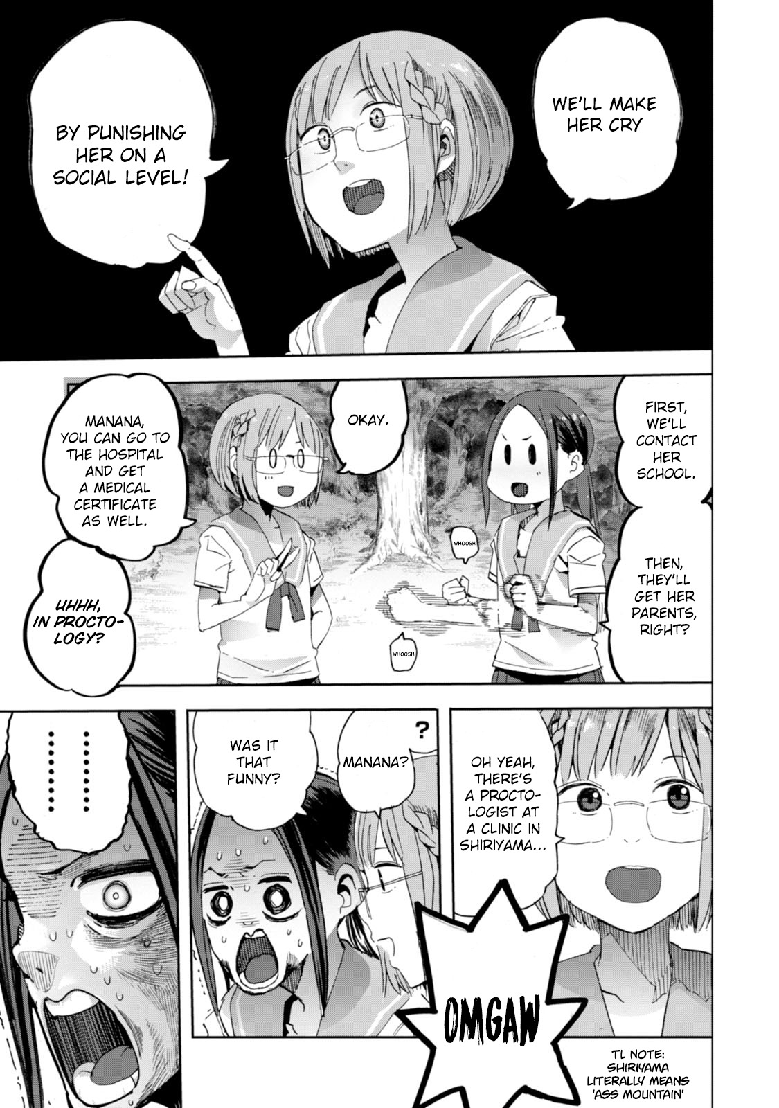 Chio-chan no Tsuugakuro Chapter 21 page 14 - Chapter 21: Chio-chan And A Duel