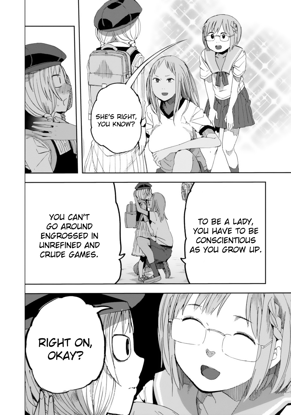 Chio-chan no Tsuugakuro Chapter 21 page 27 - Chapter 21: Chio-chan And A Duel