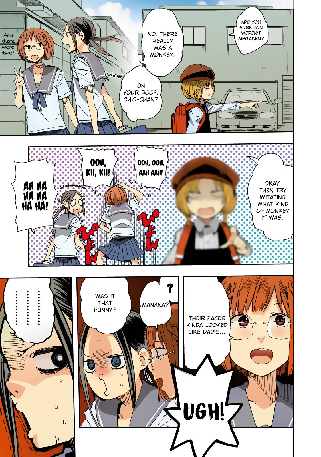 Chio-chan no Tsuugakuro Chapter 21 page 4 - Chapter 21: Chio-chan And A Duel