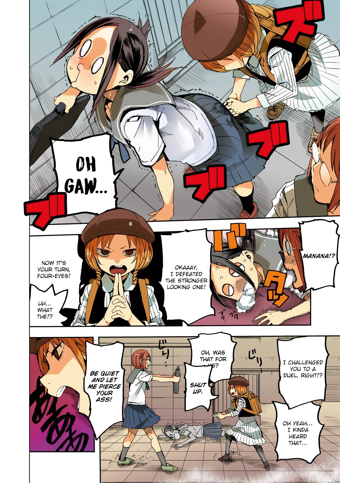 Chio-chan no Tsuugakuro Chapter 21 page 5 - Chapter 21: Chio-chan And A Duel