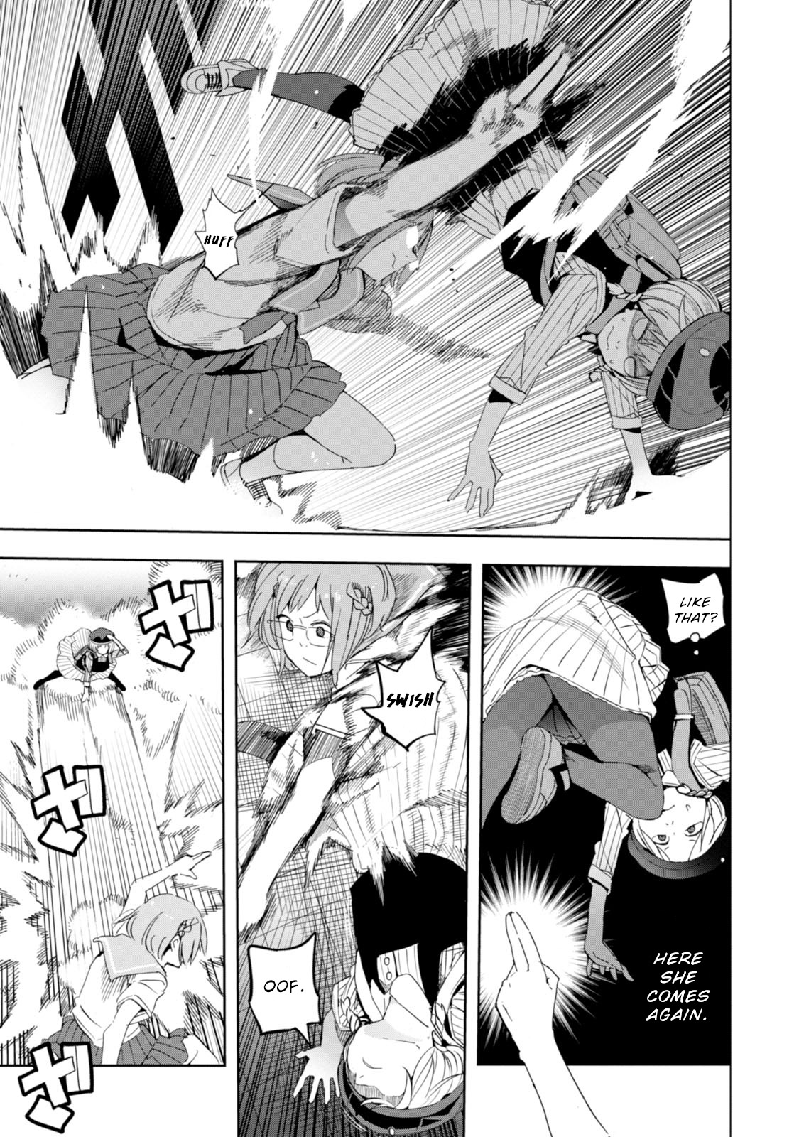 Chio-chan no Tsuugakuro Chapter 21 page 8 - Chapter 21: Chio-chan And A Duel