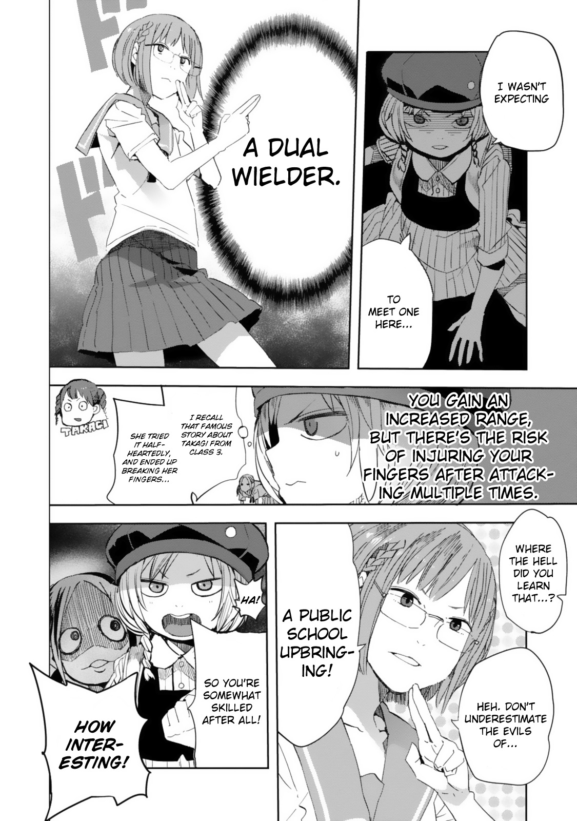 Chio-chan no Tsuugakuro Chapter 21 page 9 - Chapter 21: Chio-chan And A Duel