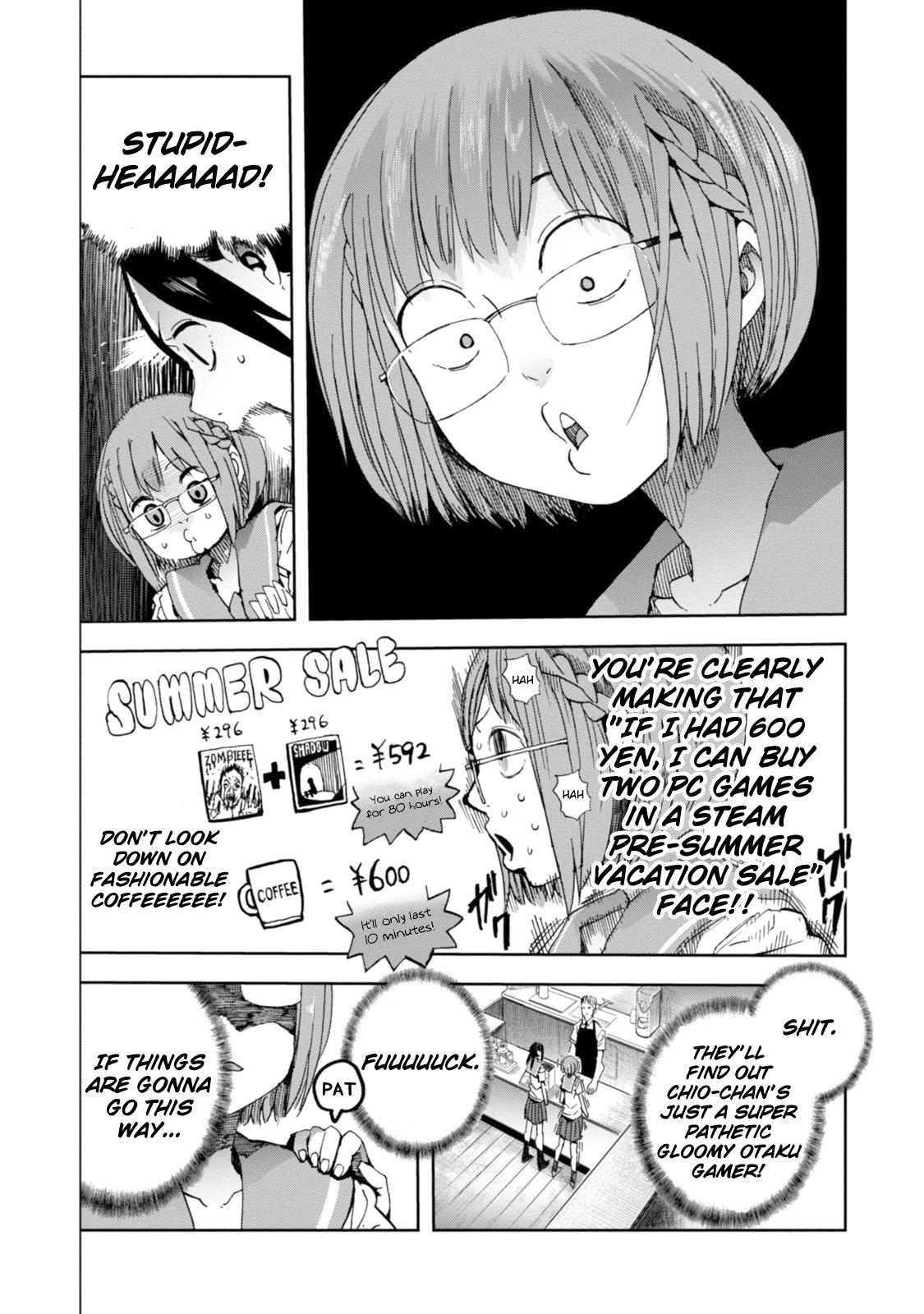 Chio-chan no Tsuugakuro Chapter 22 page 14 - Chapter 22: Chio-chan And The Third Thing