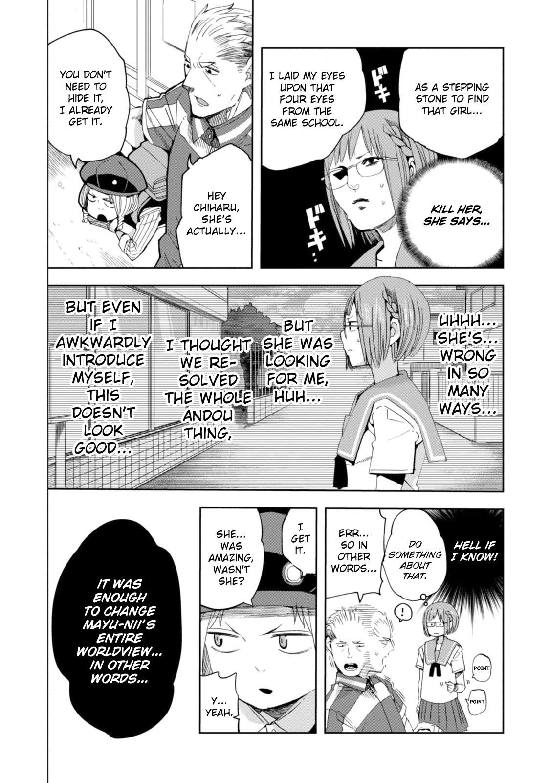 Chio-chan no Tsuugakuro Chapter 23 page 12 - Chapter 23: Thousand Spring