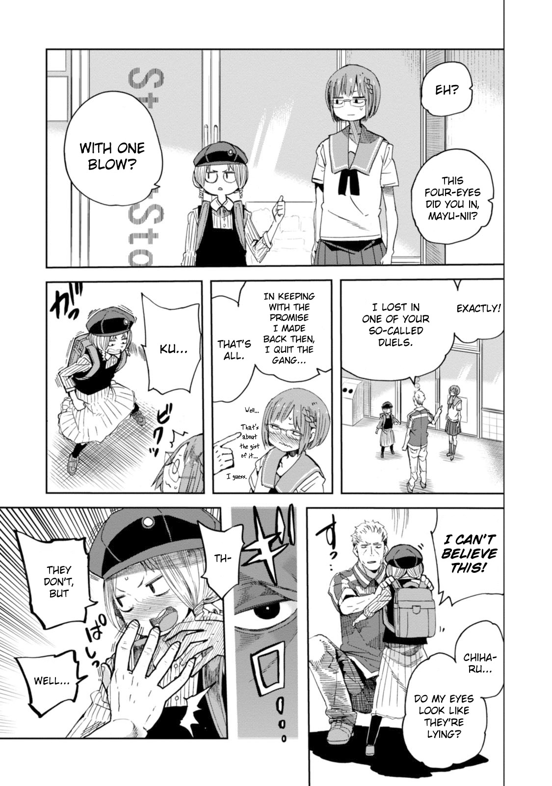 Chio-chan no Tsuugakuro Chapter 23 page 15 - Chapter 23: Thousand Spring