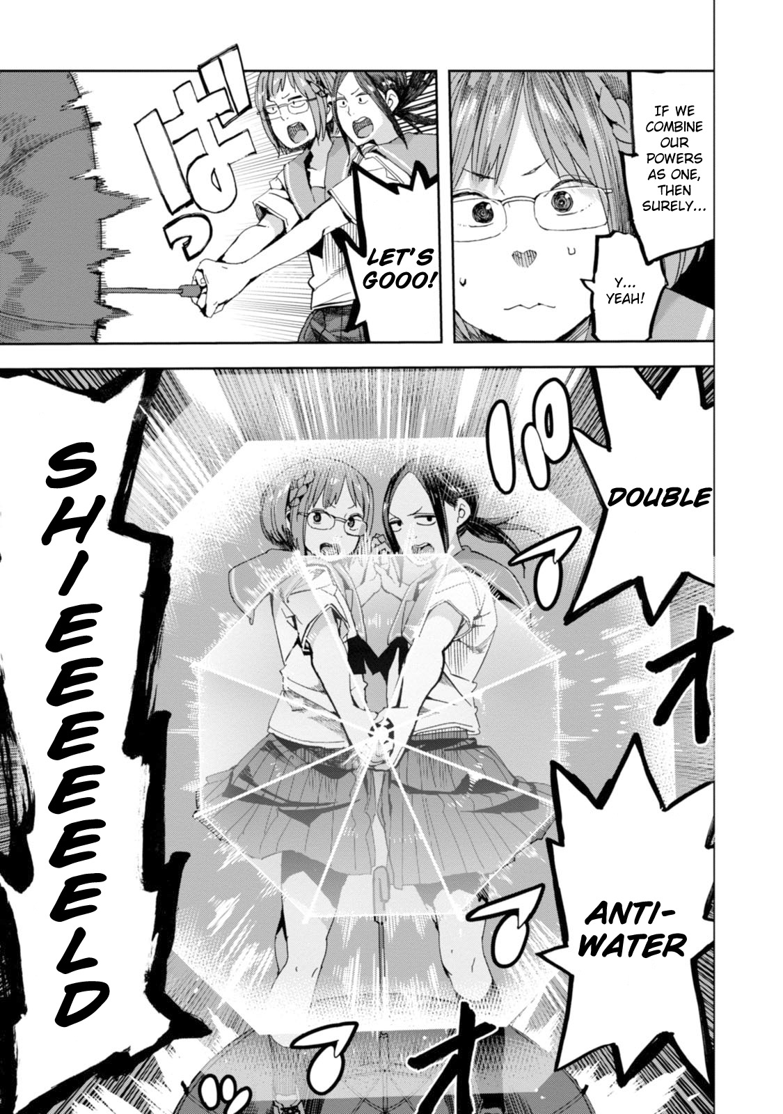 Chio-chan no Tsuugakuro Chapter 24 page 15 - Chapter 24: Great Sage Mana-na