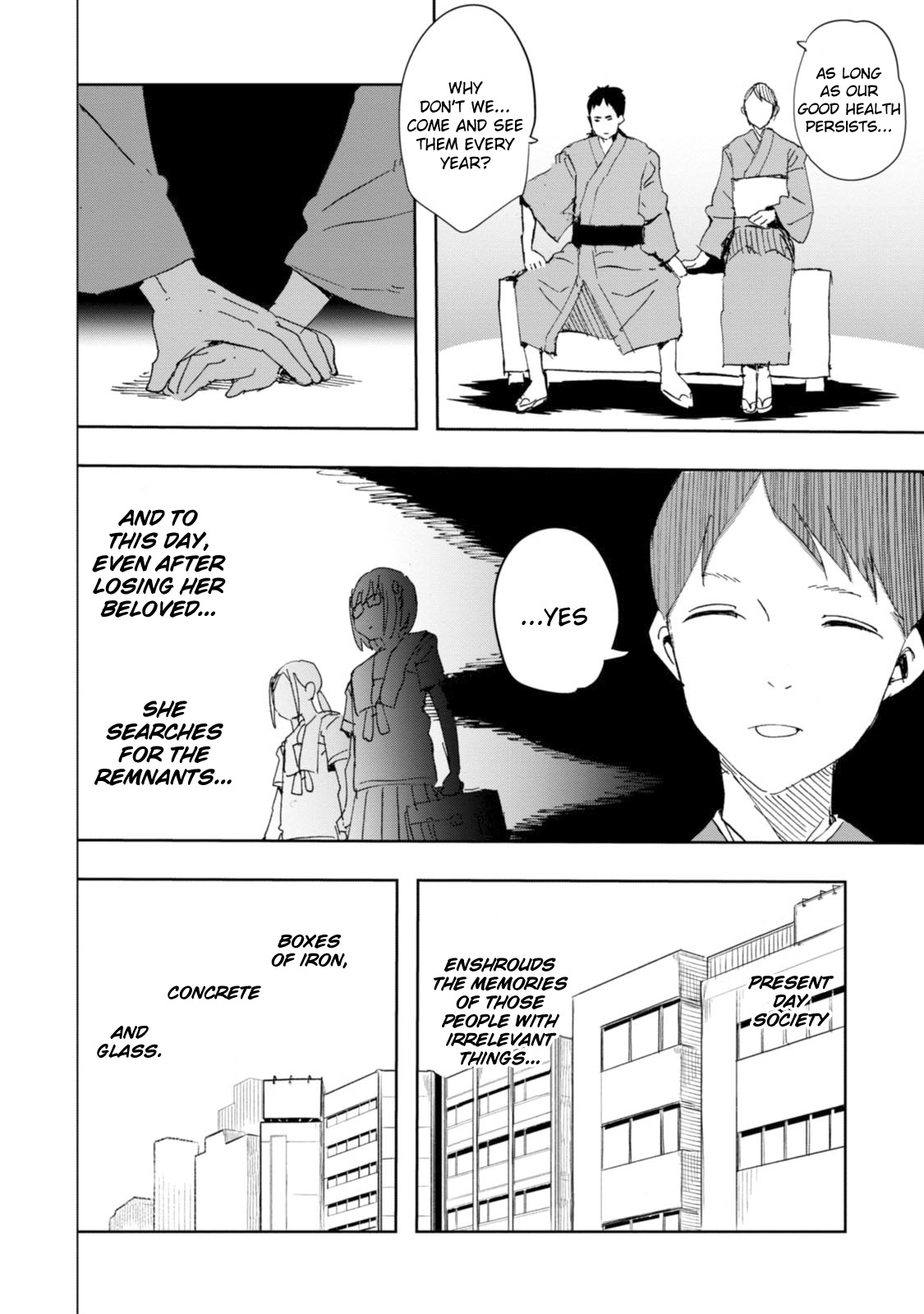 Chio-chan no Tsuugakuro Chapter 25.5 page 3 - Chapter 25.5: The Remnants of That Day