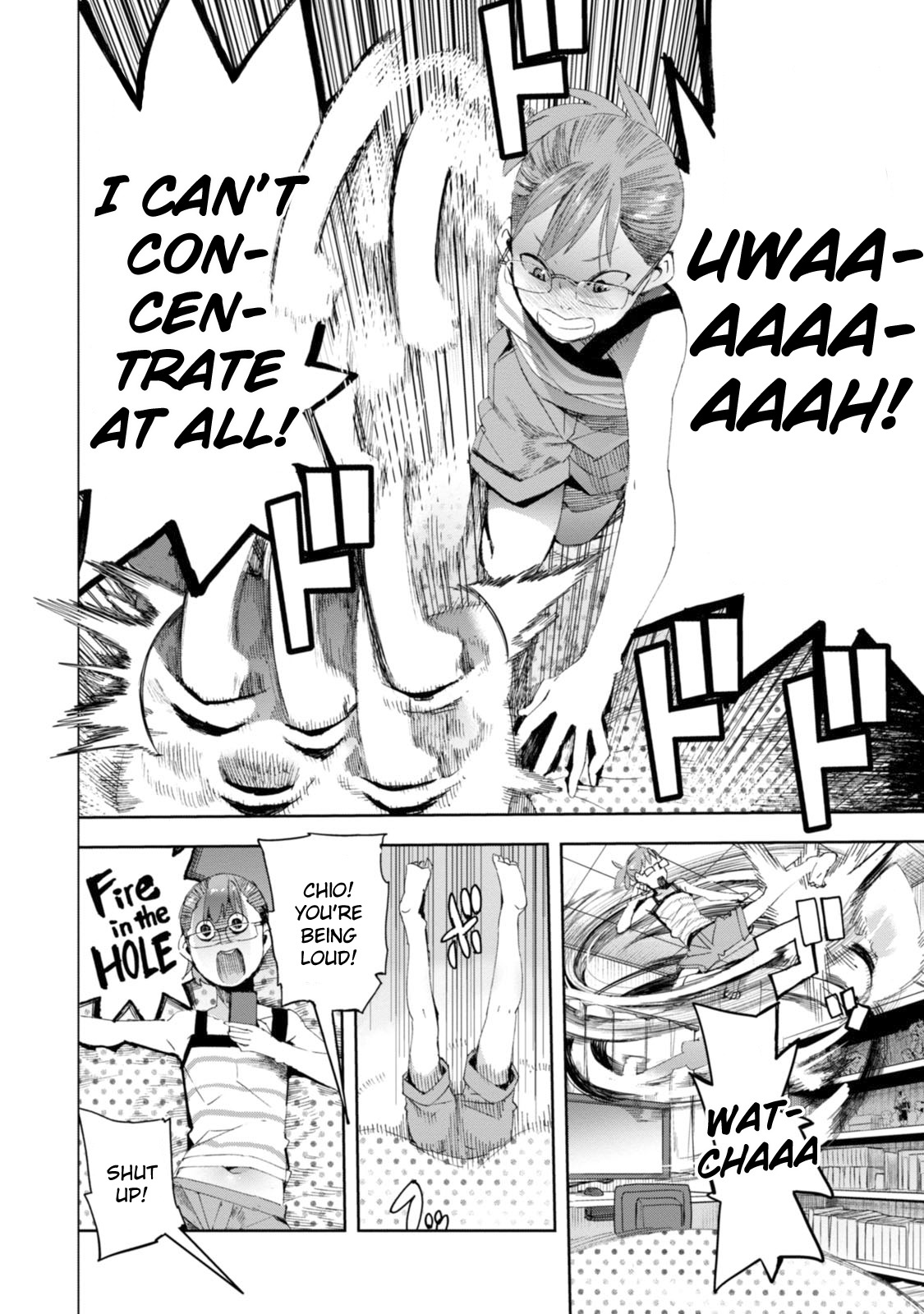 Chio-chan no Tsuugakuro Chapter 28 page 10 - Chapter 28: Chio-chan Plays GO!