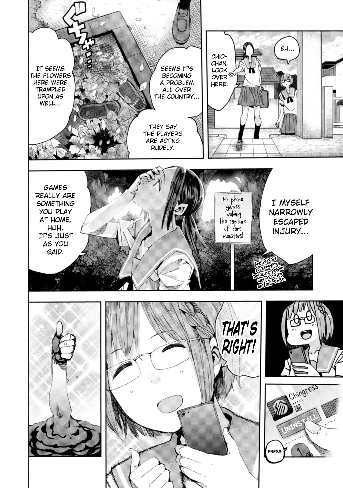 Chio-chan no Tsuugakuro Chapter 28 page 26 - Chapter 28: Chio-chan Plays GO!