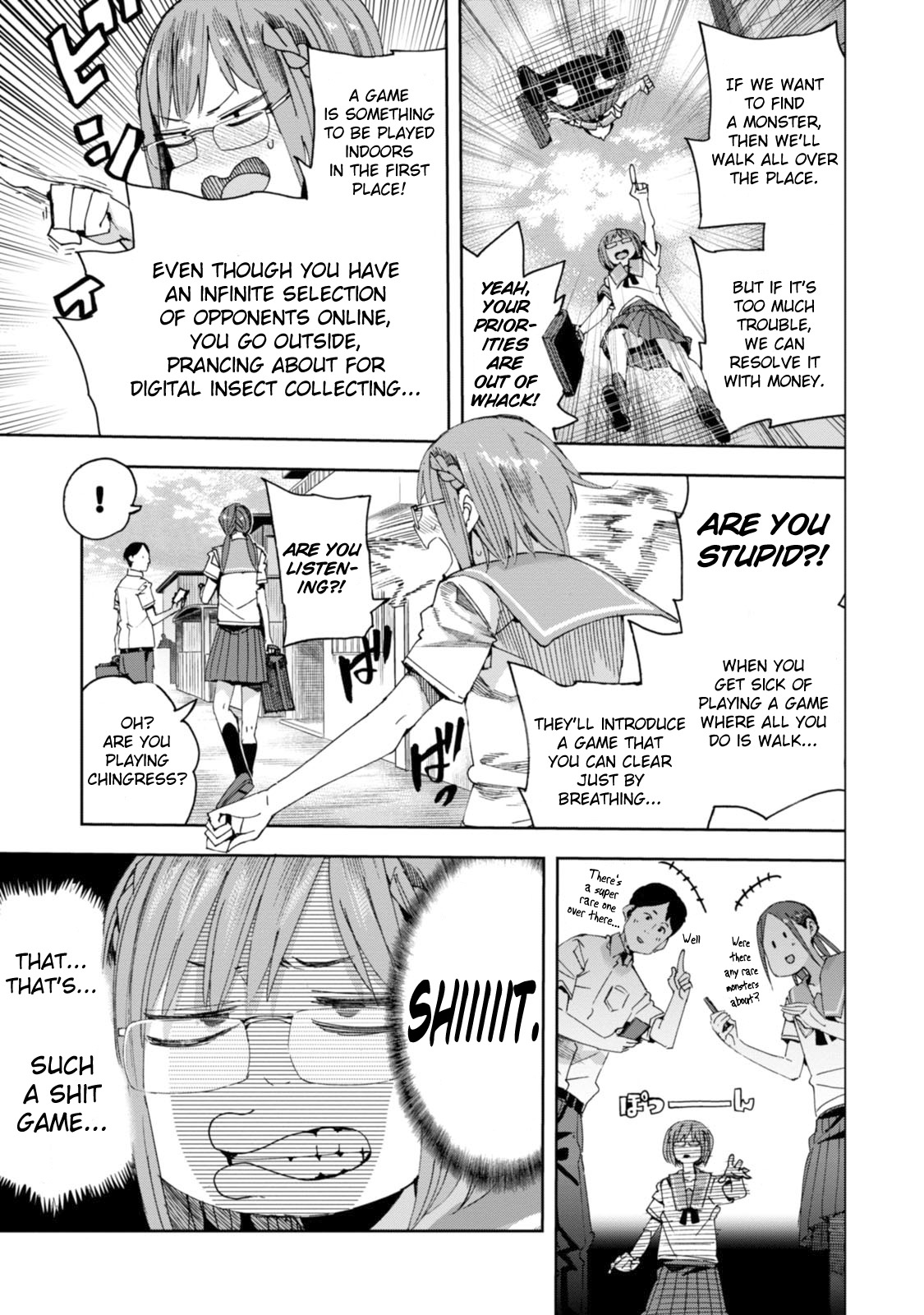 Chio-chan no Tsuugakuro Chapter 28 page 5 - Chapter 28: Chio-chan Plays GO!