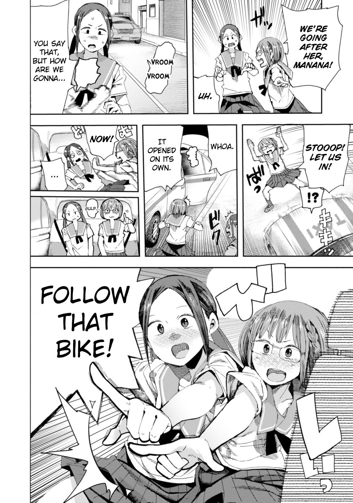 Chio-chan no Tsuugakuro Chapter 29 page 10 - Chapter 29: Andou-san and The Sidecar