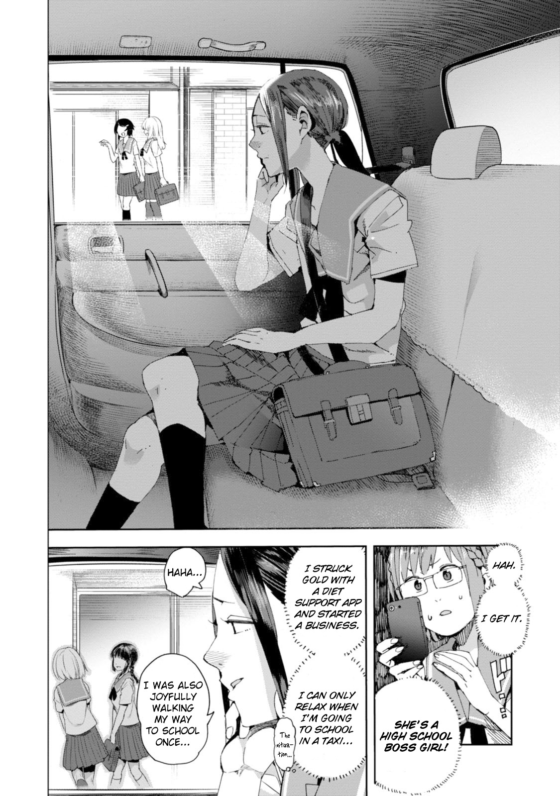 Chio-chan no Tsuugakuro Chapter 29 page 12 - Chapter 29: Andou-san and The Sidecar