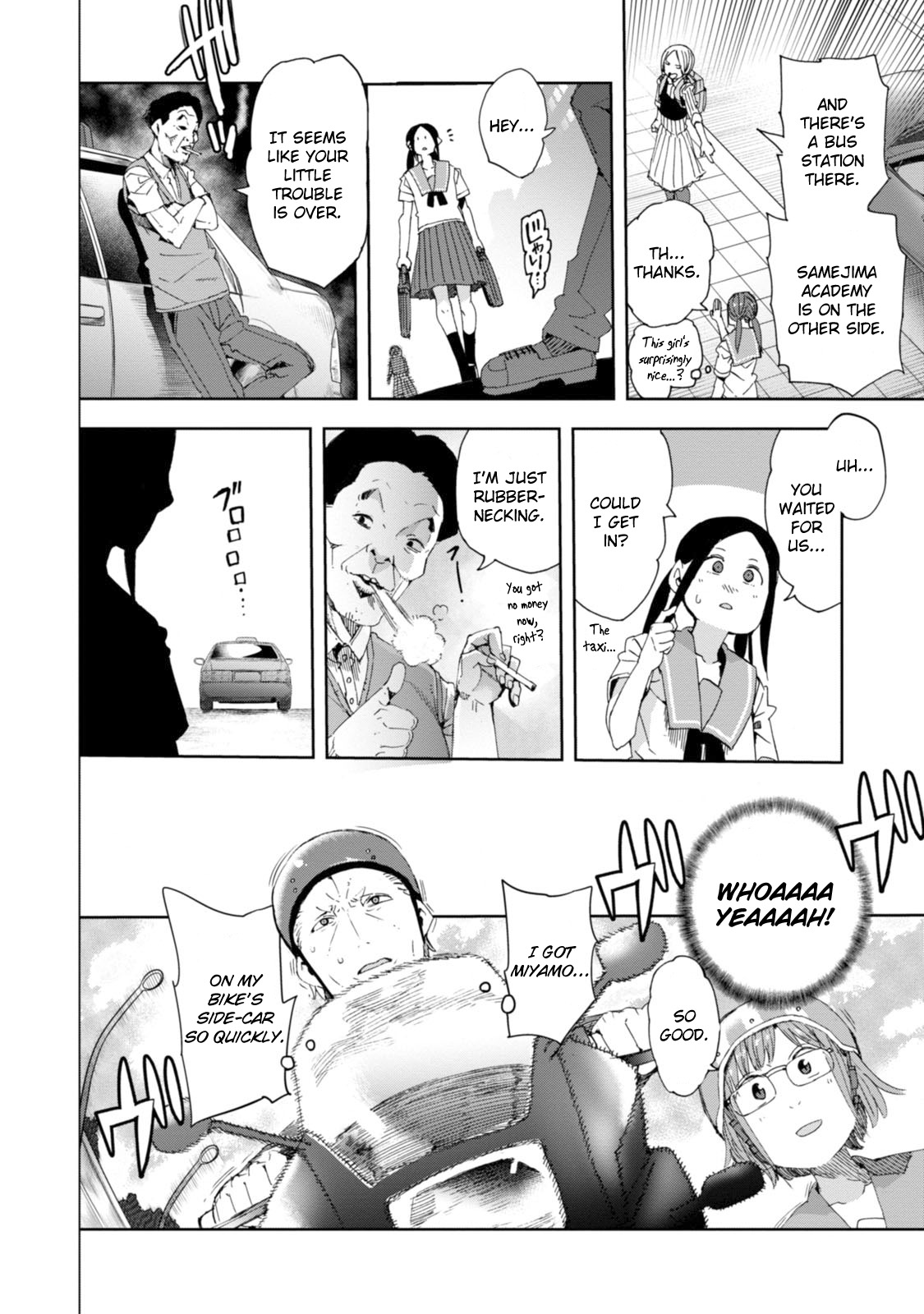 Chio-chan no Tsuugakuro Chapter 29 page 20 - Chapter 29: Andou-san and The Sidecar