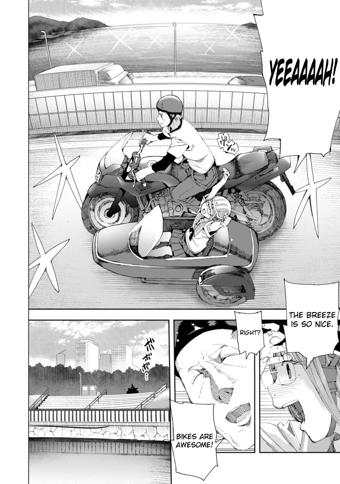 Chio-chan no Tsuugakuro Chapter 29 page 22 - Chapter 29: Andou-san and The Sidecar