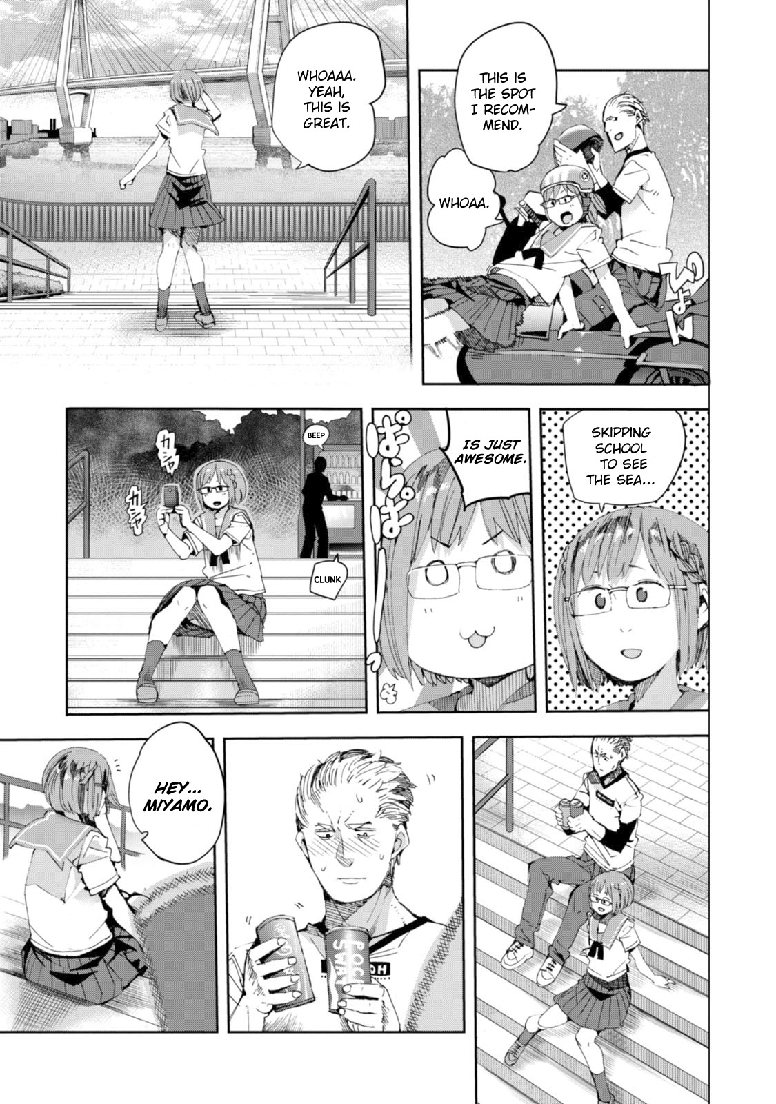 Chio-chan no Tsuugakuro Chapter 29 page 23 - Chapter 29: Andou-san and The Sidecar