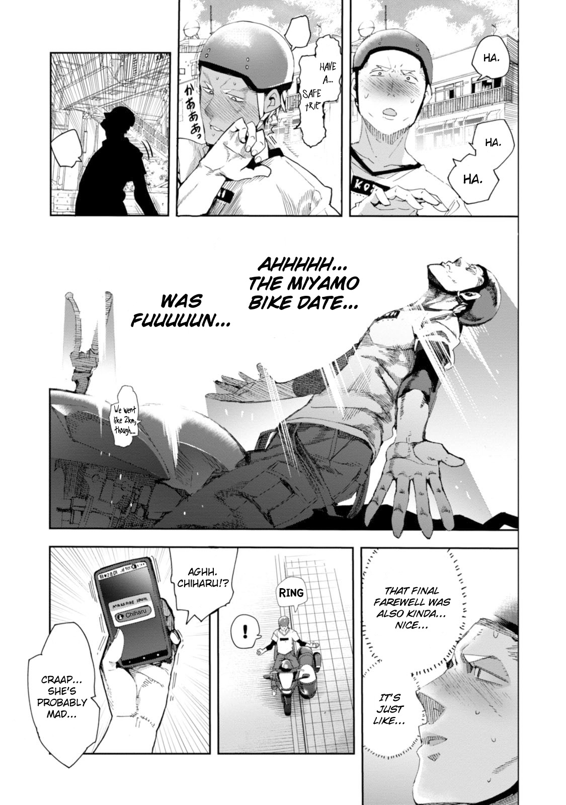 Chio-chan no Tsuugakuro Chapter 29 page 25 - Chapter 29: Andou-san and The Sidecar