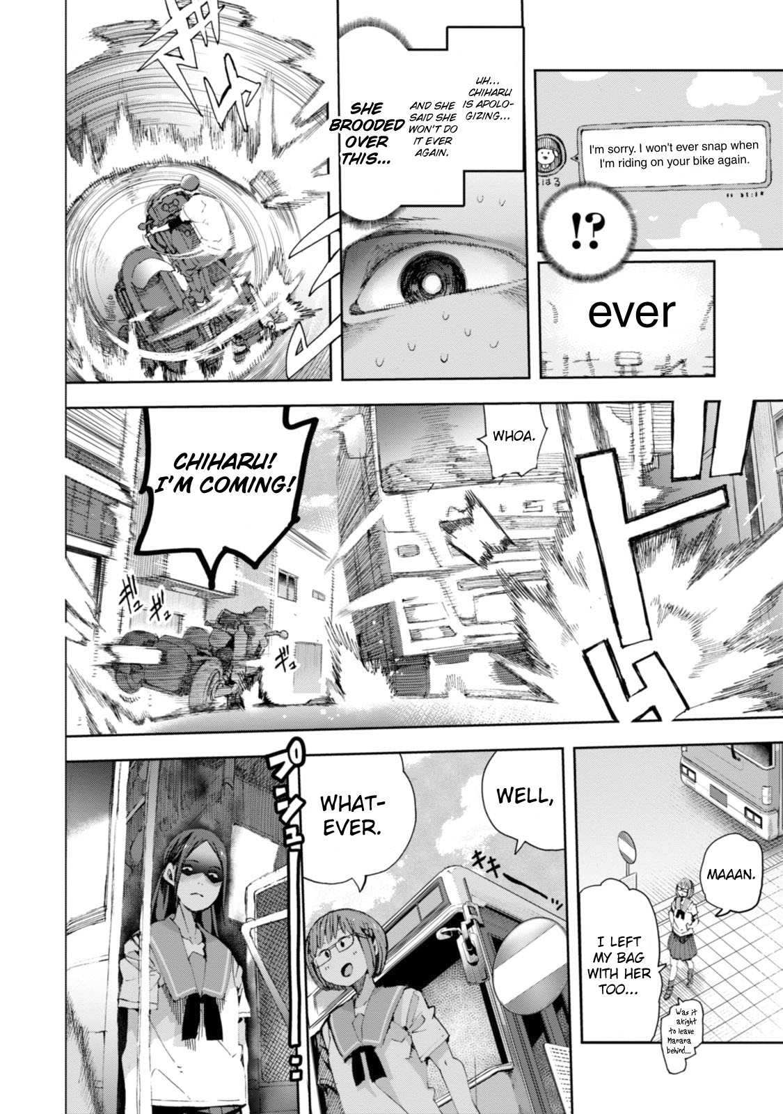 Chio-chan no Tsuugakuro Chapter 29 page 26 - Chapter 29: Andou-san and The Sidecar