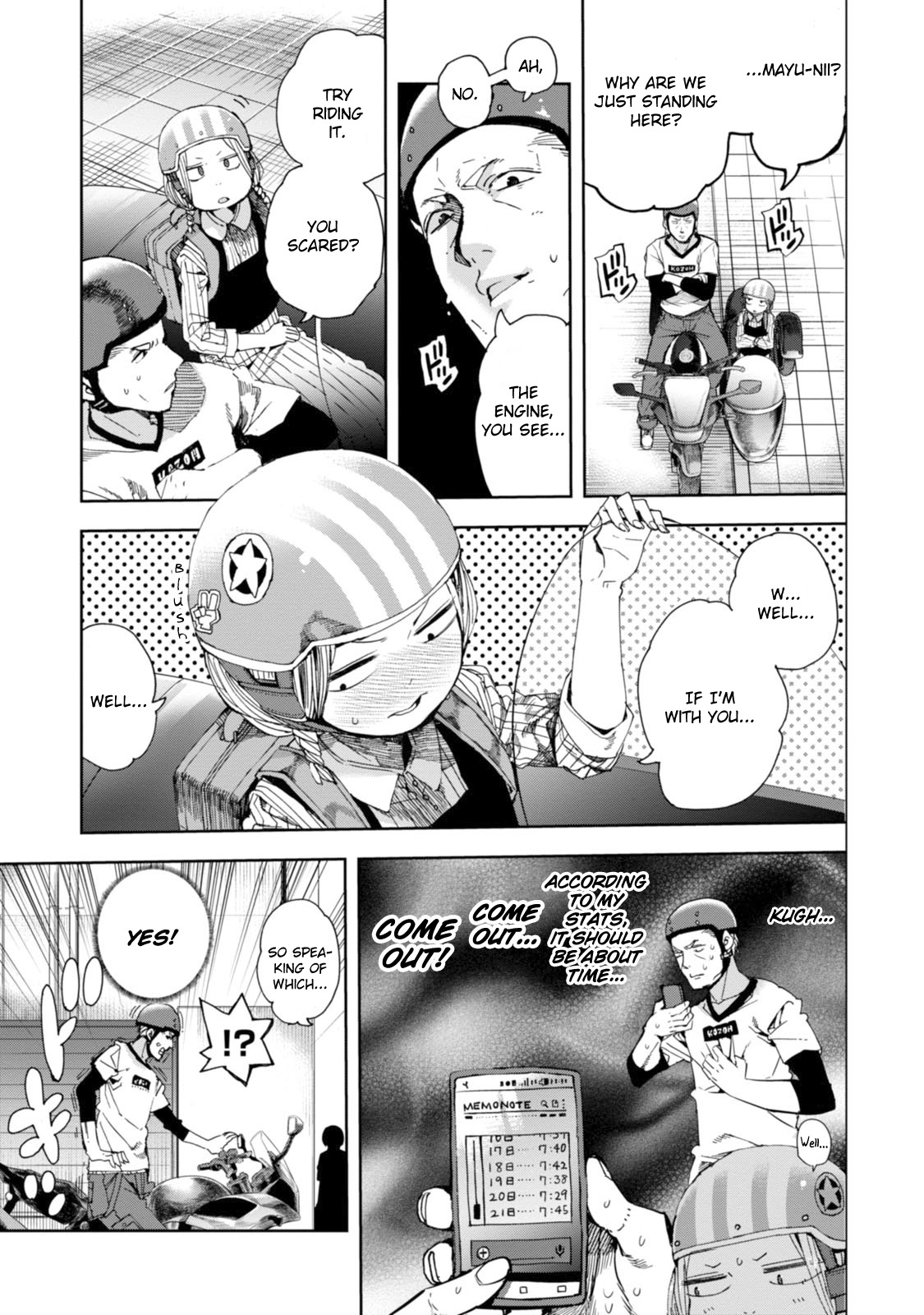 Chio-chan no Tsuugakuro Chapter 29 page 3 - Chapter 29: Andou-san and The Sidecar
