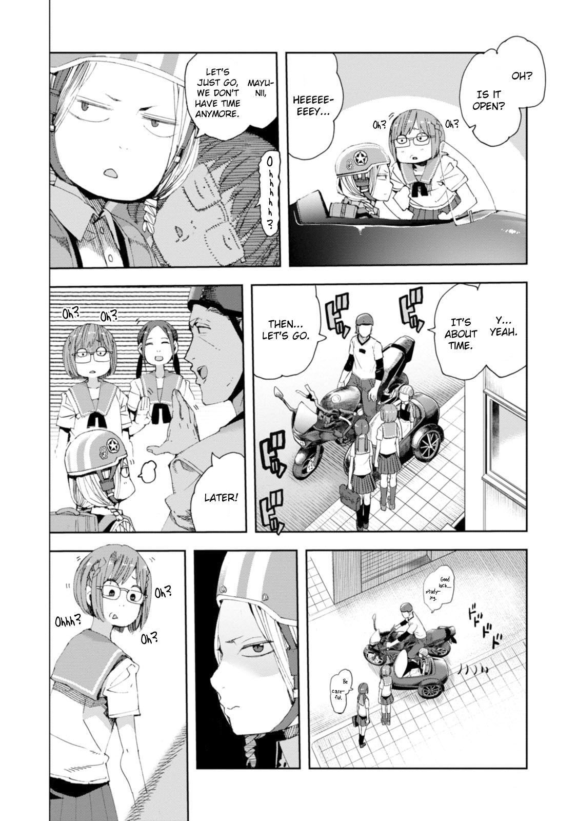 Chio-chan no Tsuugakuro Chapter 29 page 8 - Chapter 29: Andou-san and The Sidecar